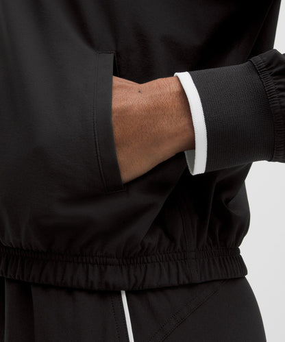 Lululemon Court Rival Tennis Track Jacket Black/White