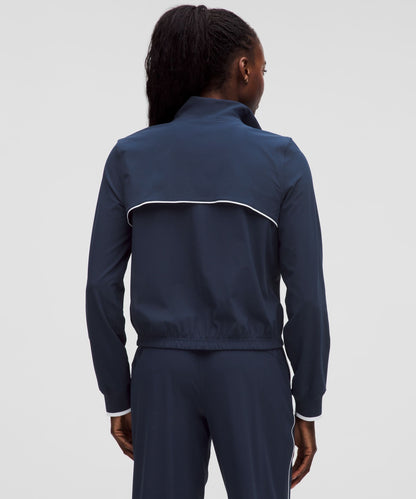 Lululemon Court Rival Tennis Track Jacket Club Blue/White