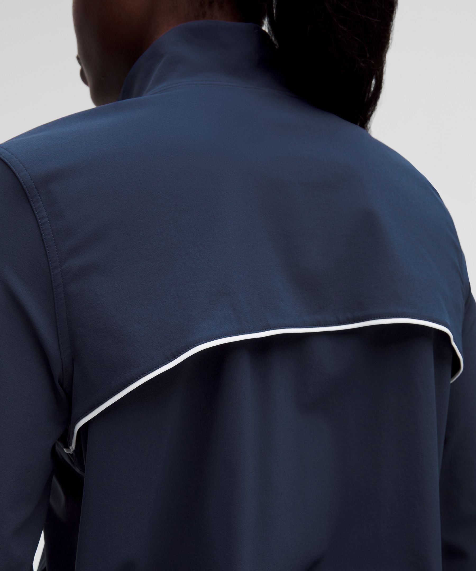 Lululemon Court Rival Tennis Track Jacket Club Blue/White