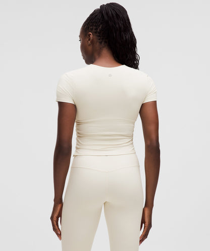 Lululemon Women's All It Takes Ribbed Nulu V-Neck T-Shirt *B–D Cups