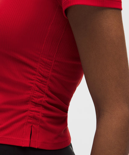 Lululemon Women's All It Takes Ribbed Nulu V-Neck T-Shirt *B–D Cups