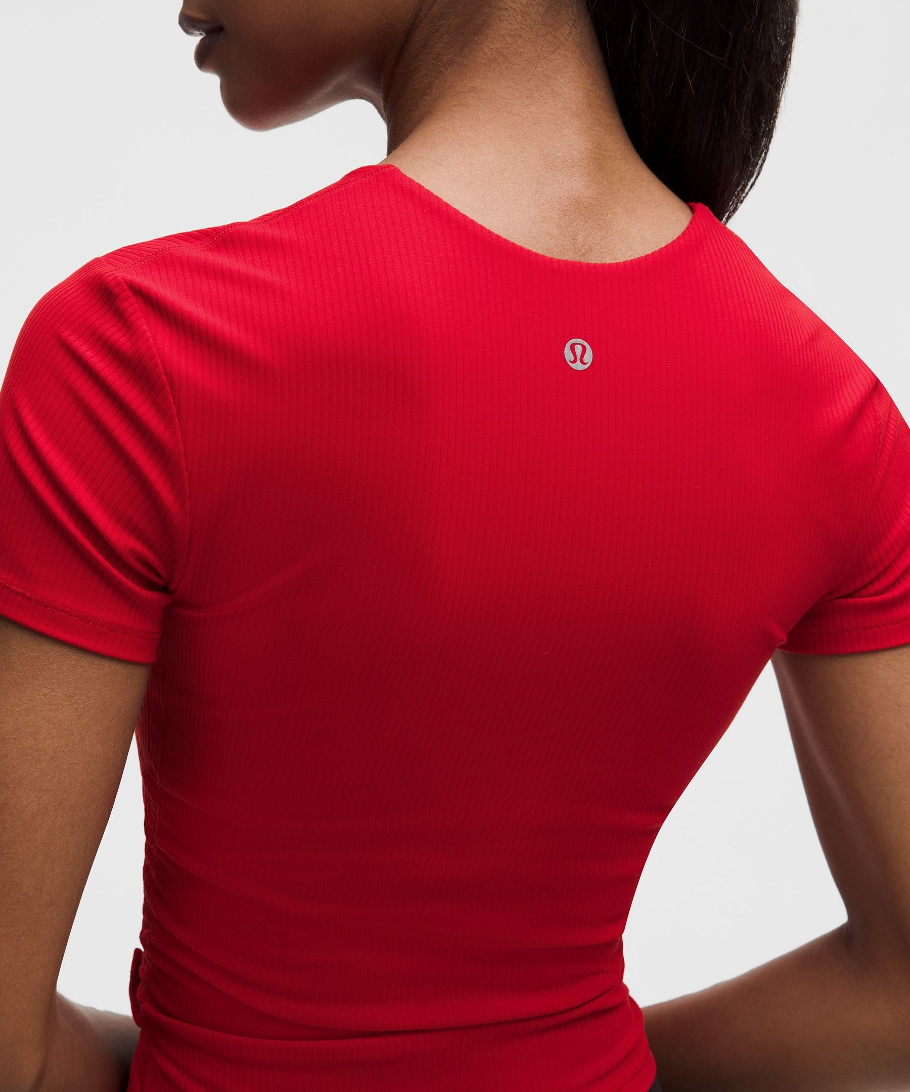 Lululemon Women's All It Takes Ribbed Nulu V-Neck T-Shirt *B–D Cups