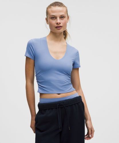 Lululemon Women's All It Takes Ribbed Nulu V-Neck T-Shirt *B–D Cups