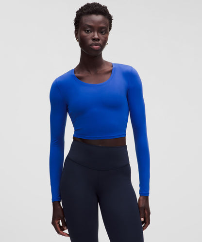 Lululemon Women's Unrestricted Power Cropped Long-Sleeve Shirt