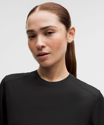 Lululemon Women's Fast and Free Short-Sleeve Shirt *Perforated Stripe