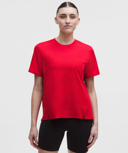 Lululemon Women's Fast and Free Short-Sleeve Shirt *Perforated Stripe