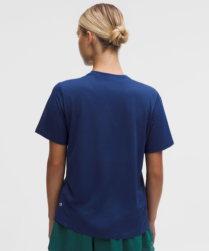 Lululemon Women's Fast and Free Short-Sleeve Shirt *Perforated Stripe