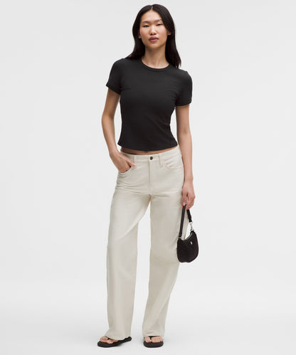 Lululemon Women's Hold Tight Micro-Rib Straight-Hem T-Shirt