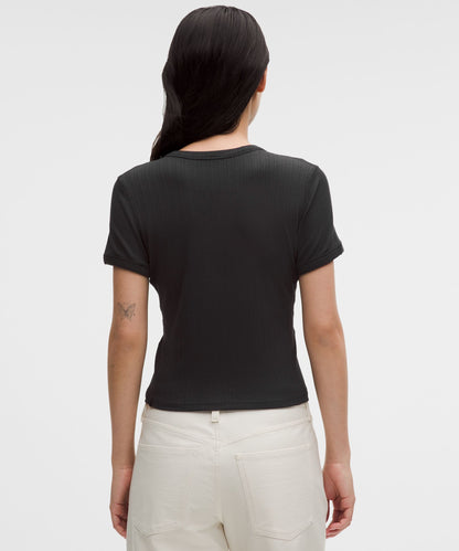 Lululemon Women's Hold Tight Micro-Rib Straight-Hem T-Shirt