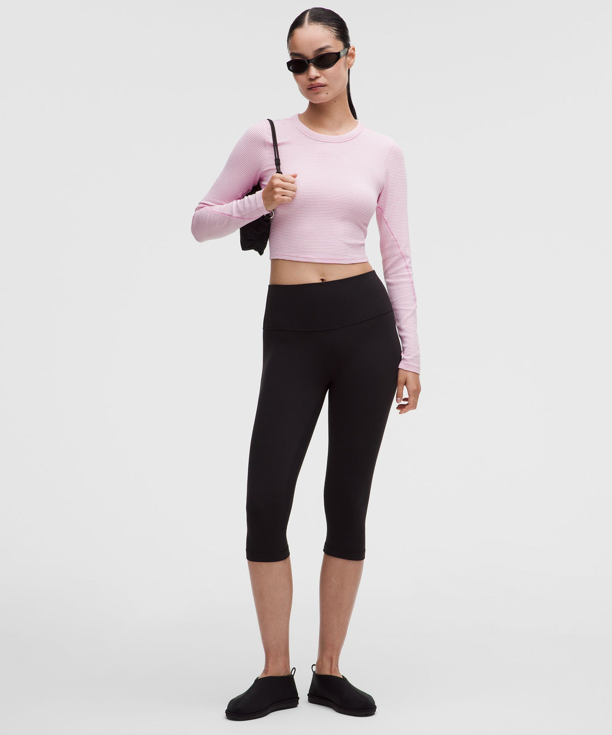 Lululemon Women's Hold Tight Straight-Hem Cropped Long-Sleeve Shirt