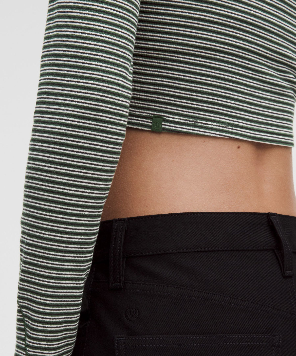 Lululemon Women's Hold Tight Straight-Hem Cropped Long-Sleeve Shirt