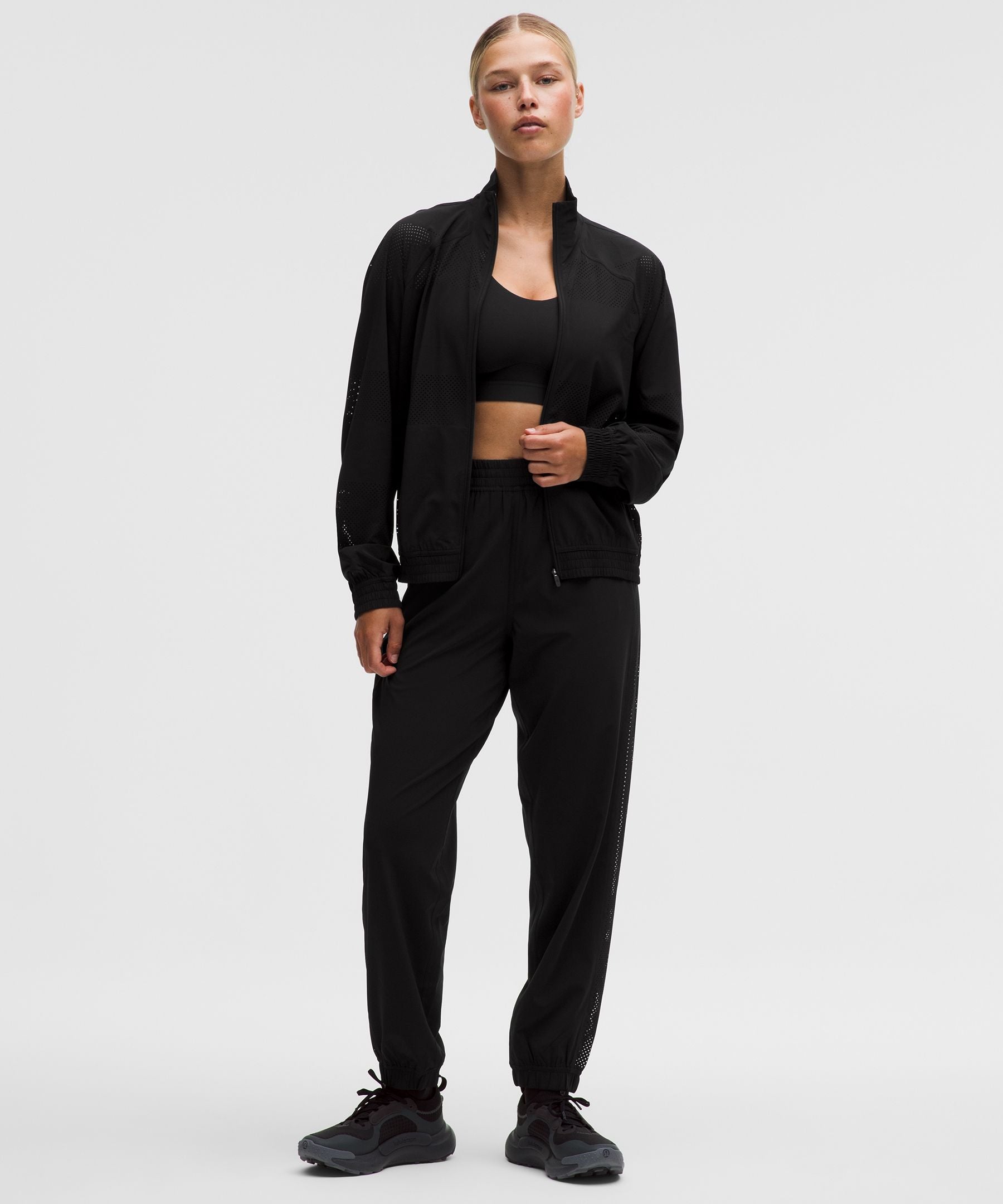 Lululemon Adapted State Track Jacket *Perforated Stripe