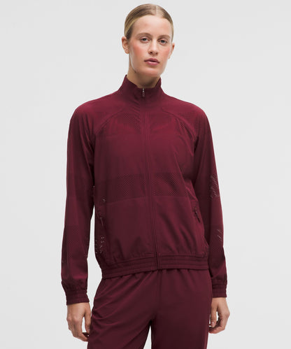 Lululemon Adapted State Track Jacket *Perforated Stripe