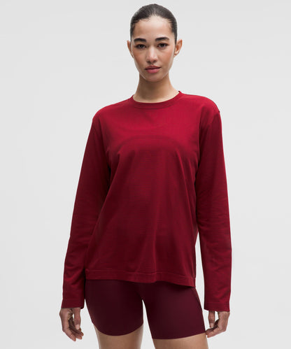 Lululemon Women's Swiftly Relaxed Long-Sleeve Shirt Hip Length *Updated Fit