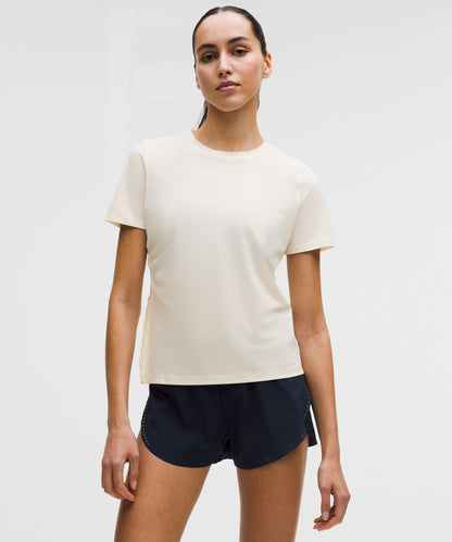 Lululemon Women's Side-Ruched Running Short-Sleeve Shirt