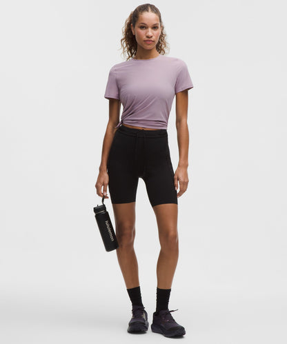 Lululemon Women's Side-Ruched Running Short-Sleeve Shirt