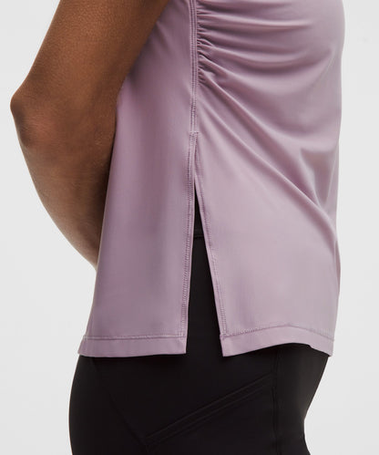 Lululemon Women's Side-Ruched Running Short-Sleeve Shirt