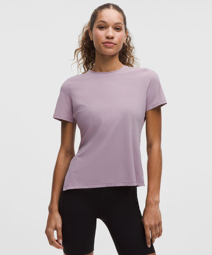 Lululemon Women's Side-Ruched Running Short-Sleeve Shirt