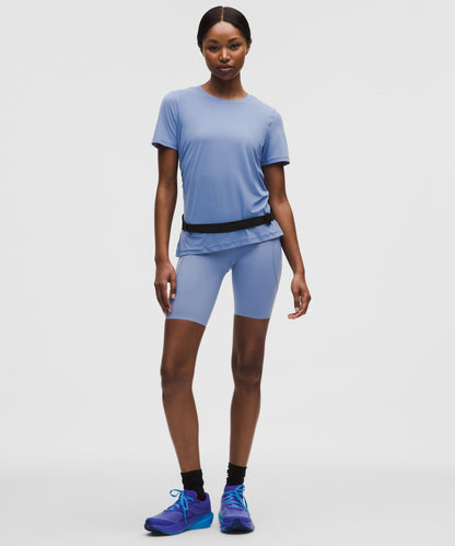 Lululemon Women's Side-Ruched Running Short-Sleeve Shirt