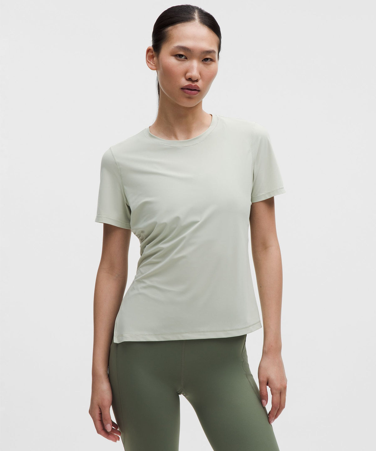 Lululemon Women's Side-Ruched Running Short-Sleeve Shirt