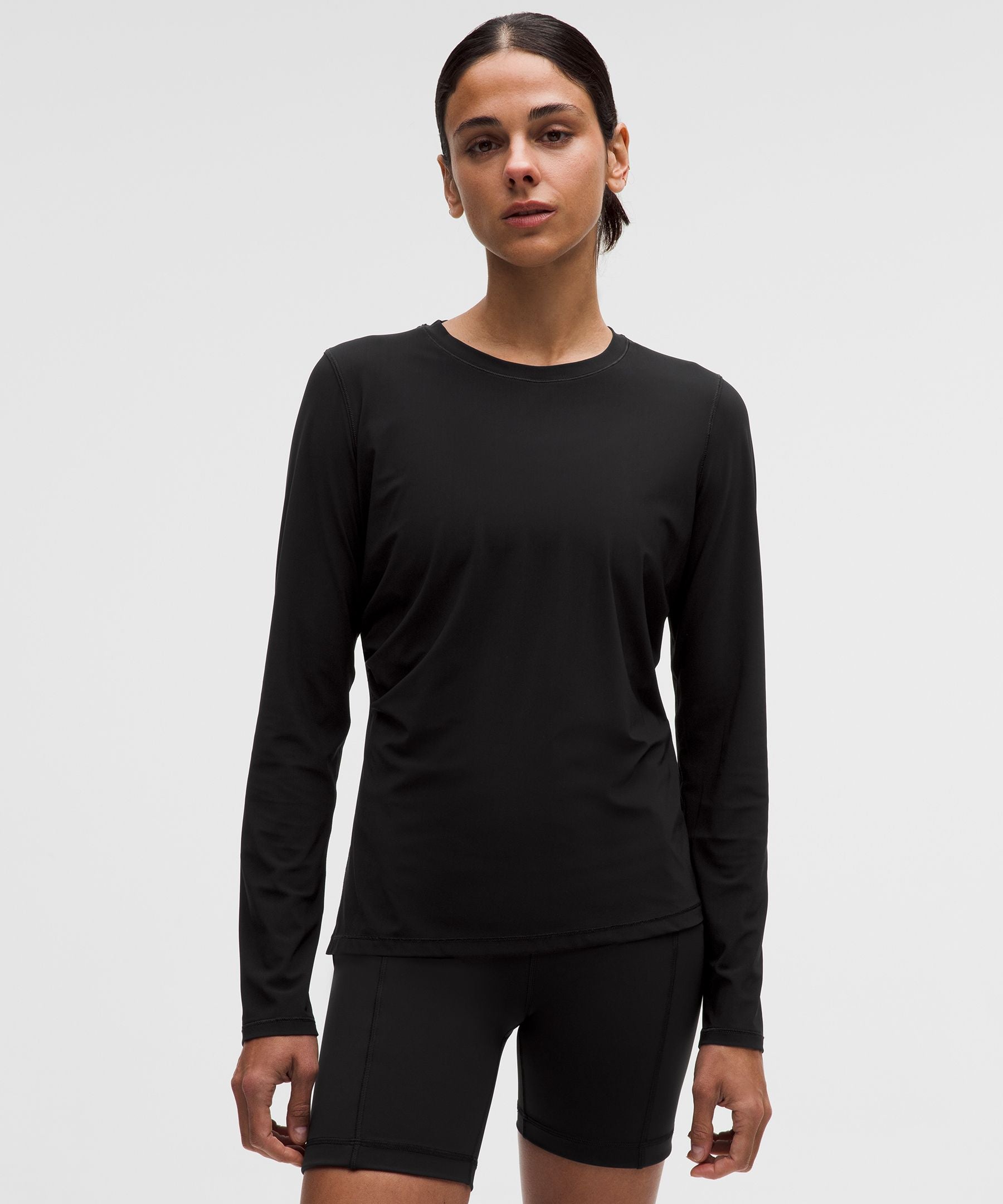 Lululemon Women's UV-Protective Side Ruched Running Long Sleeve