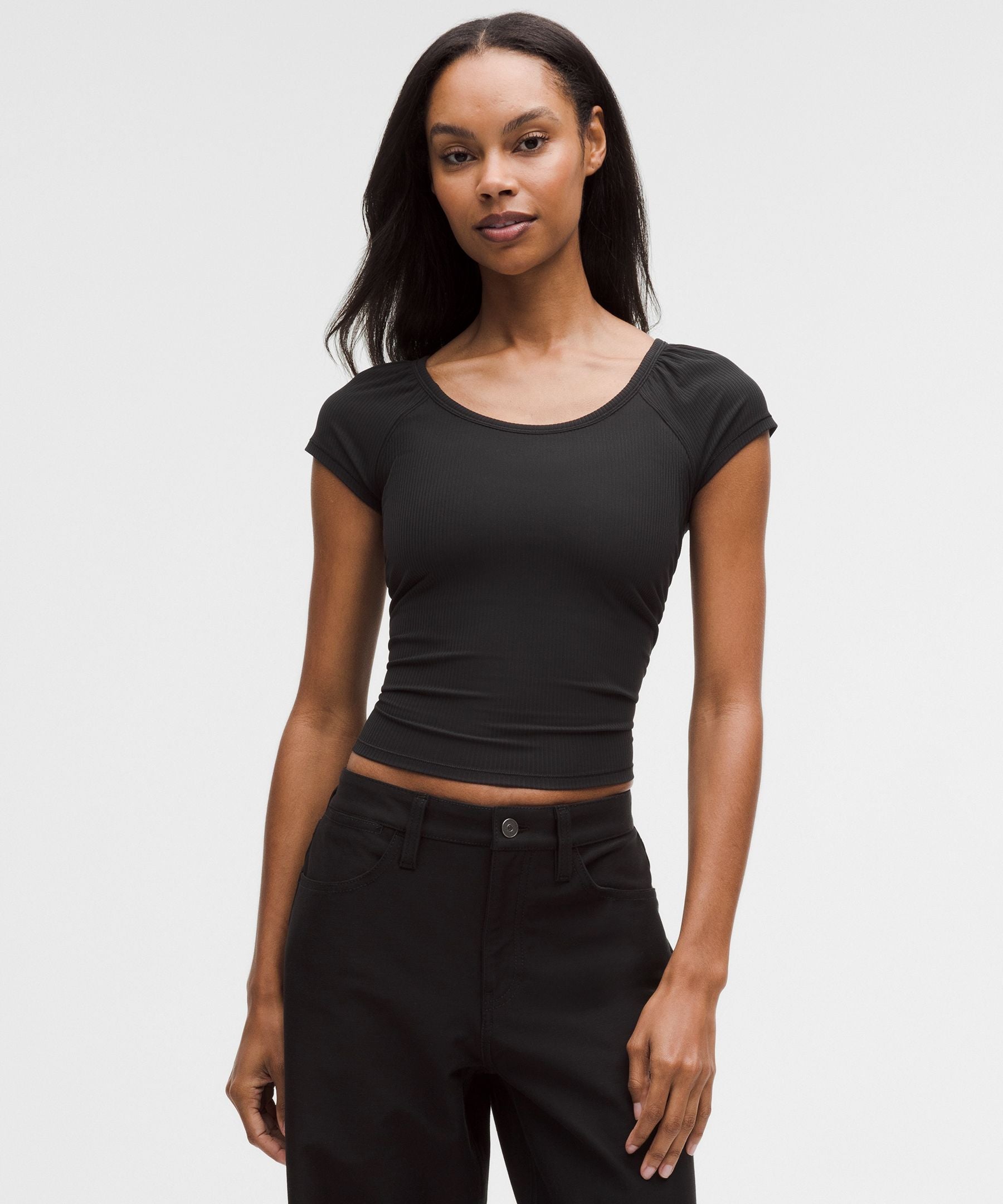 Lululemon Women's All It Takes Gathered Scoopneck T-Shirt