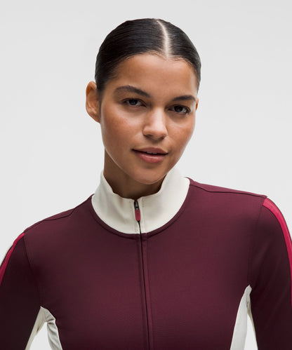 Lululemon Striped Slim-Fit Track Jacket