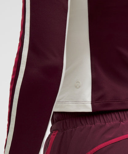 Lululemon Striped Slim-Fit Track Jacket