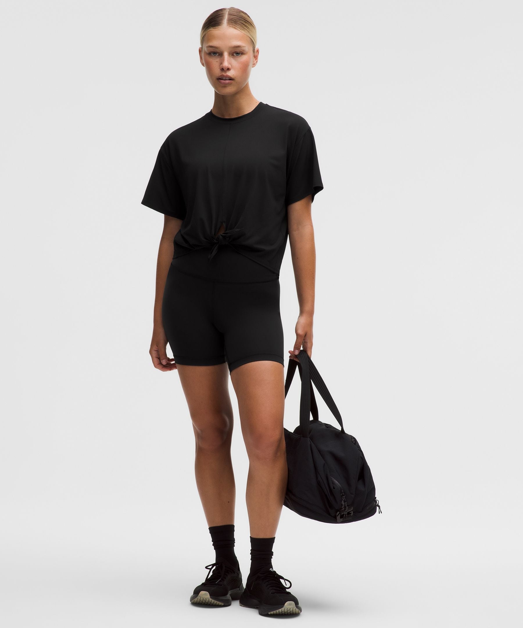Lululemon Women's All-Sport Tie-Front Short-Sleeve Shirt