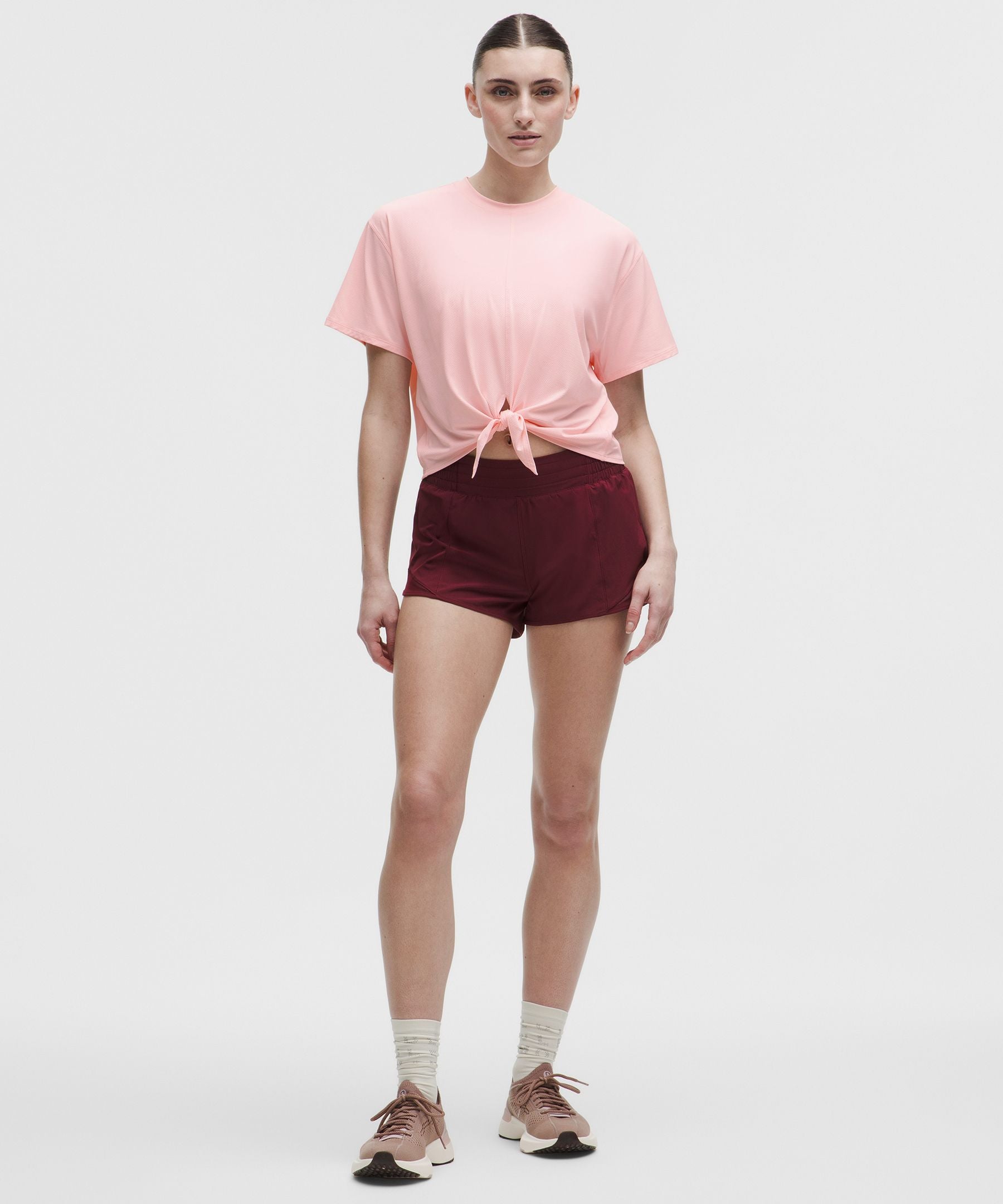 Lululemon Women's All-Sport Tie-Front Short-Sleeve Shirt
