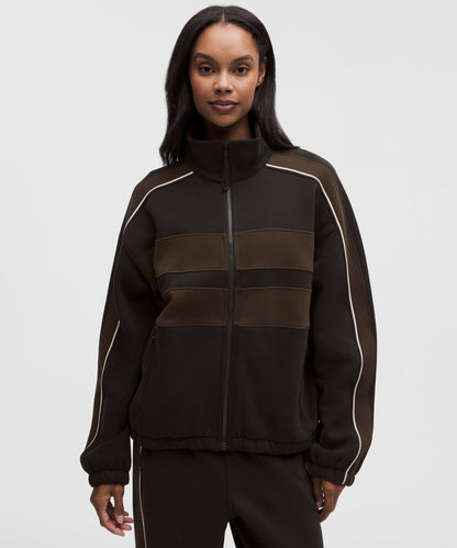 Lululemon Women's Steady State Oversized Funnel Full Zip *Stripe