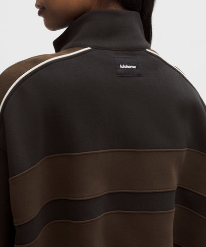 Lululemon Women's Steady State Oversized Funnel Full Zip *Stripe