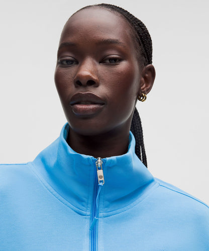 Lululemon Cotton Terry Tennis Half Zip *Wash
