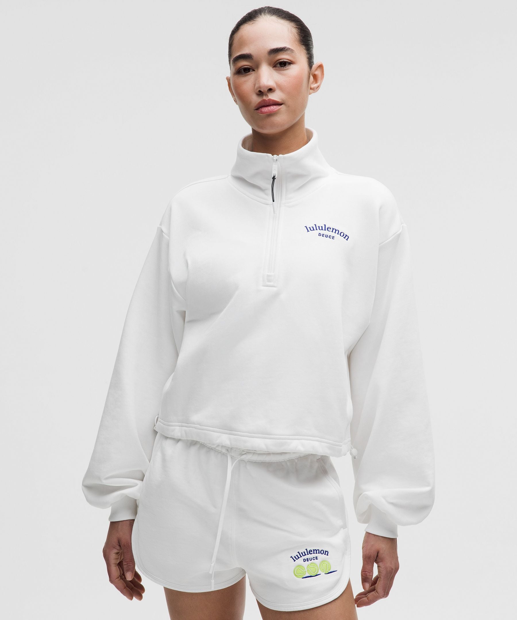 Lululemon Cotton Terry Tennis Half Zip *Deuce