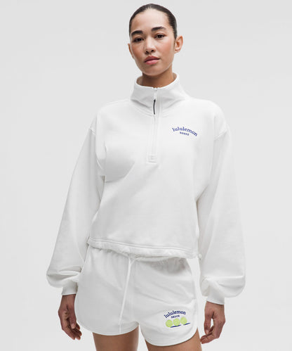 Lululemon Cotton Terry Tennis Half Zip *Deuce