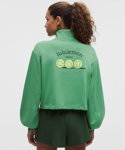 Lululemon Cotton Terry Tennis Half Zip *Deuce