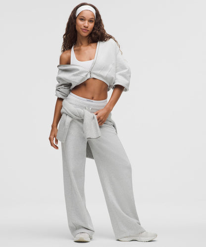 Lululemon Loungeful Relaxed-Fit Full-Zip Cropped Hoodie