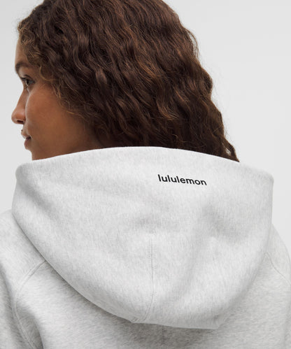 Lululemon Women's Loungeful Relaxed-Fit Full-Zip Cropped Hoodie
