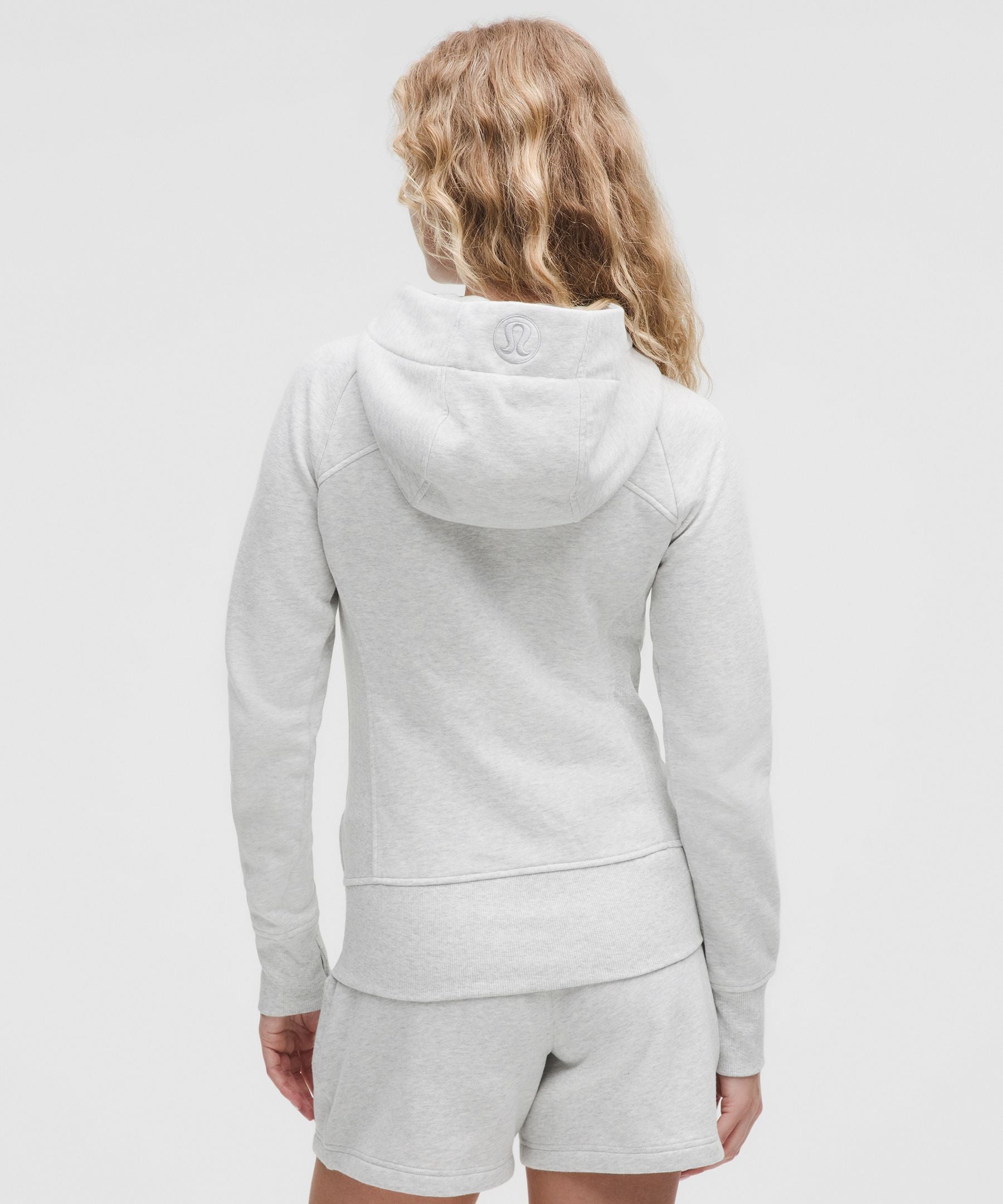 Lululemon Scuba Full-Zip Hoodie Heathered Core Ultra Light Grey