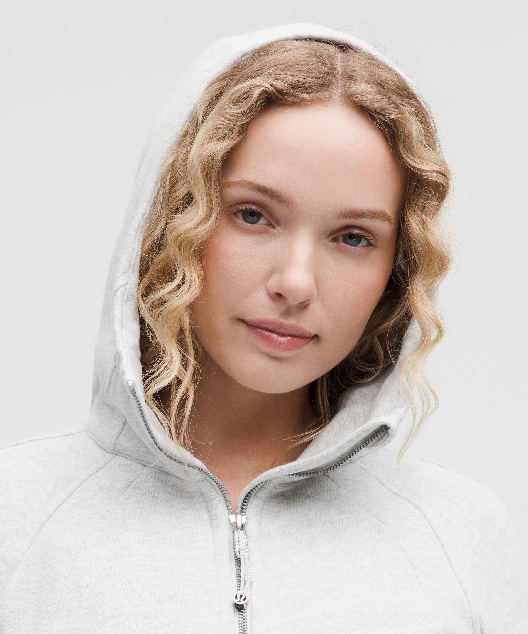 Lululemon Scuba Full-Zip Hoodie Heathered Core Ultra Light Grey