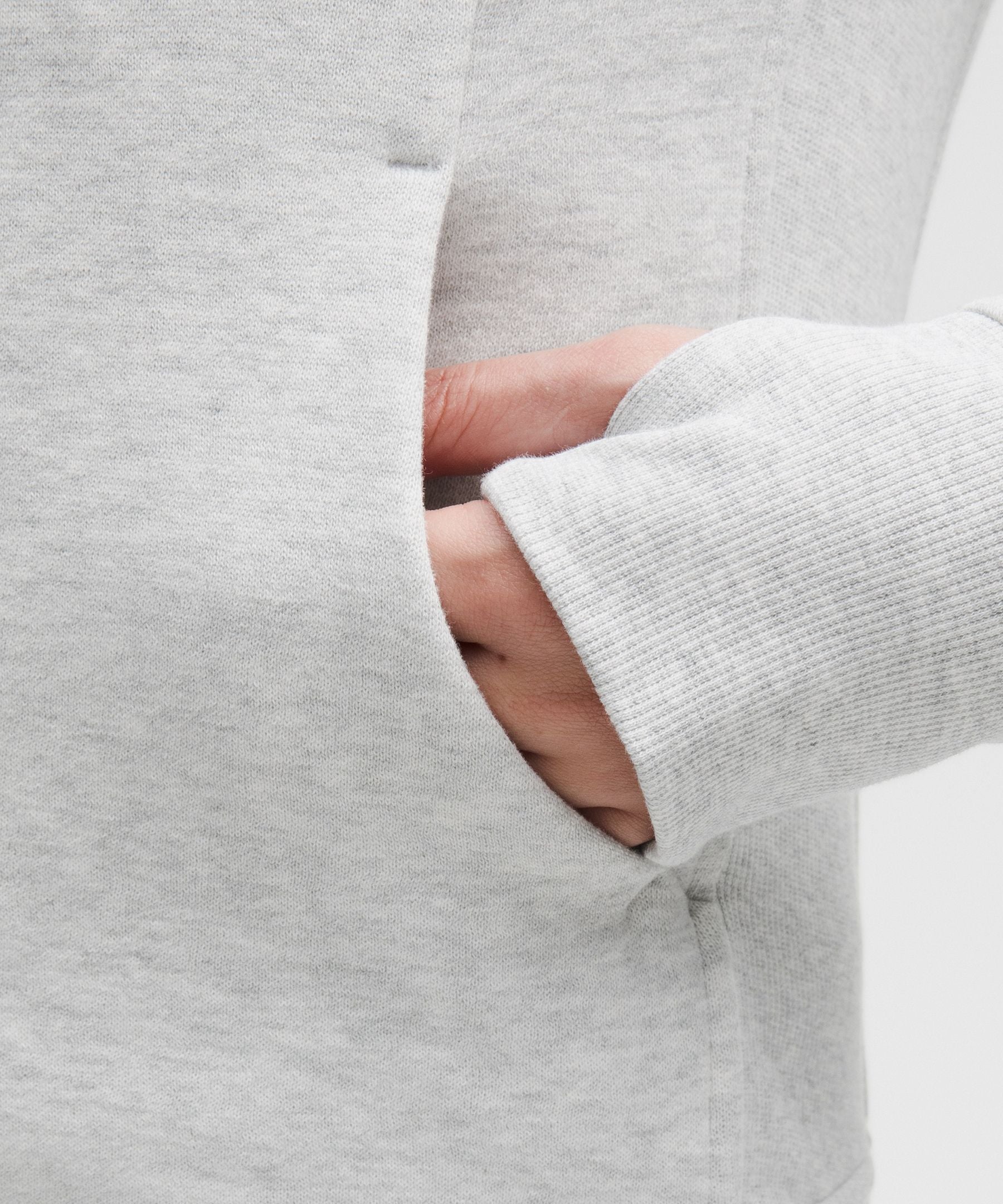 Lululemon Scuba Full-Zip Hoodie Heathered Core Ultra Light Grey