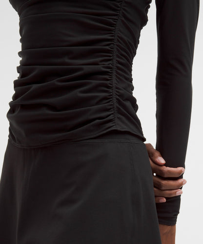 Lululemon Women's Mesh Ruched Long-Sleeve Shirt