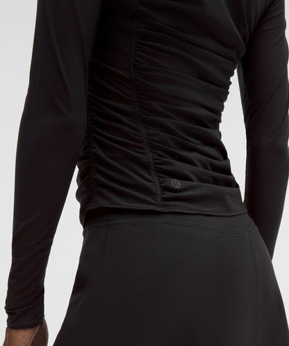 Lululemon Women's Mesh Ruched Long-Sleeve Shirt