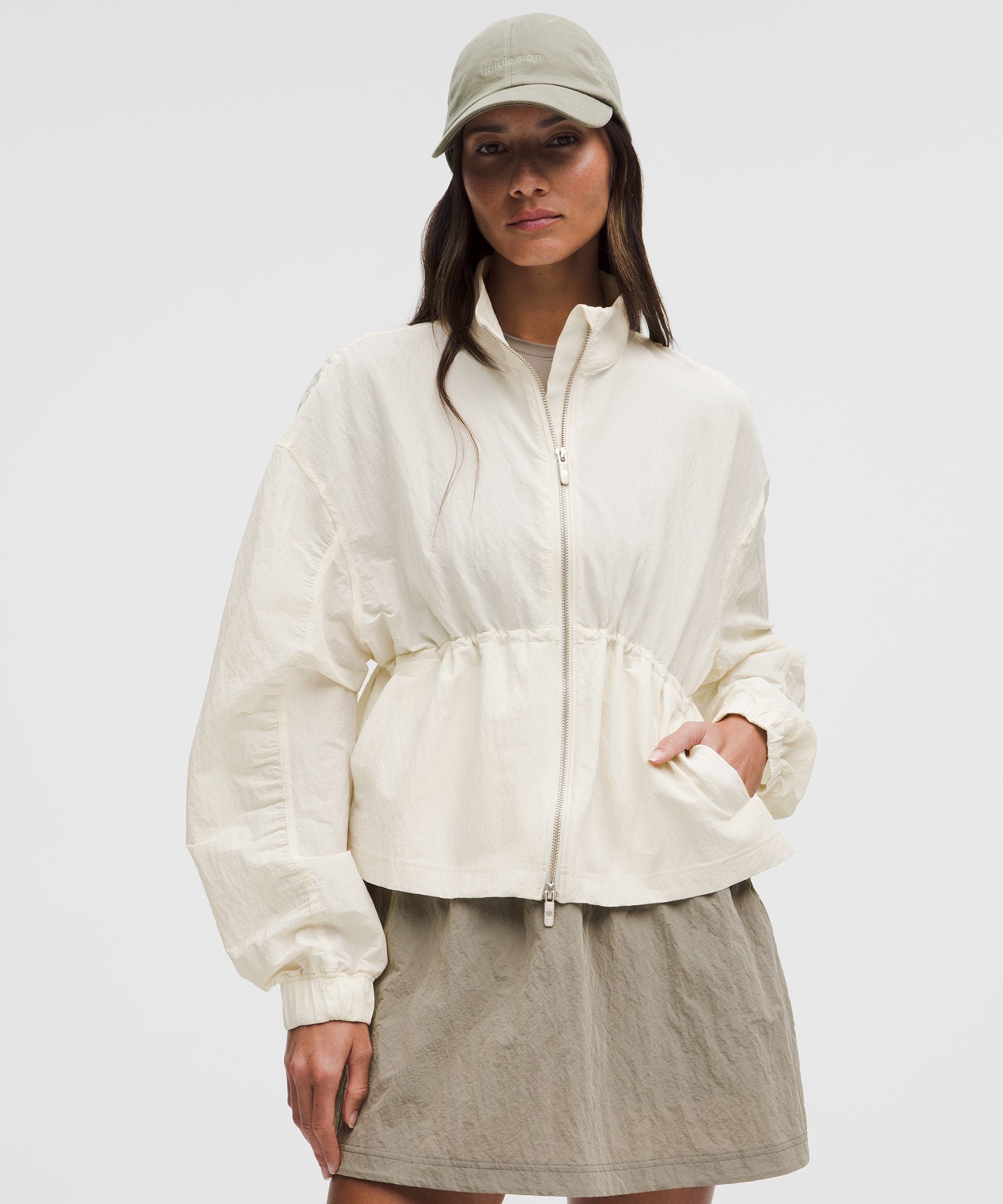 Lululemon Crinkle Nylon Cinchable Jacket