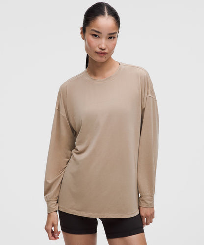 Lululemon Women's EasySet Relaxed-Fit Long-Sleeve Shirt *Wash