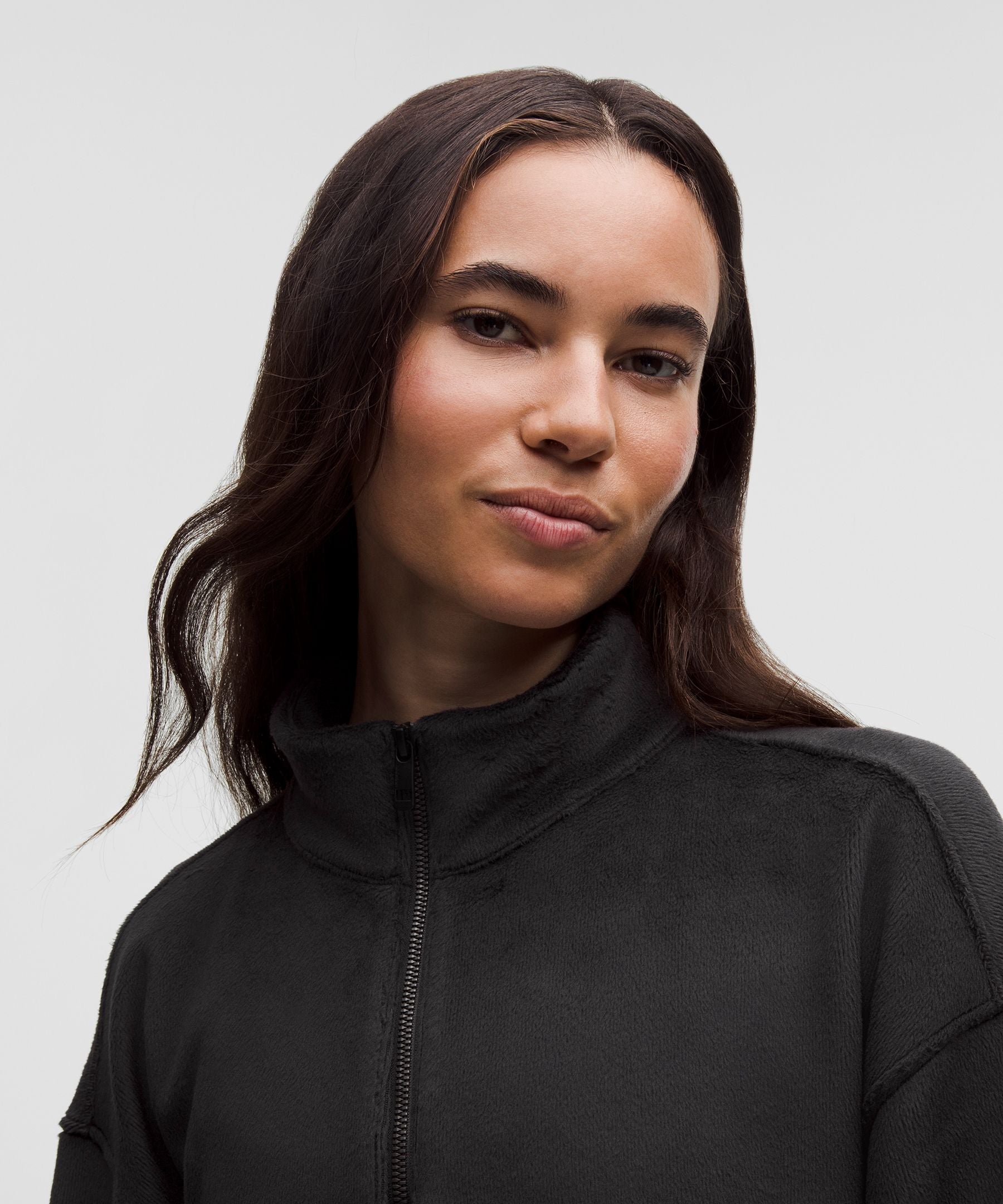 Lululemon Women's Plush Velour Oversized Half Zip
