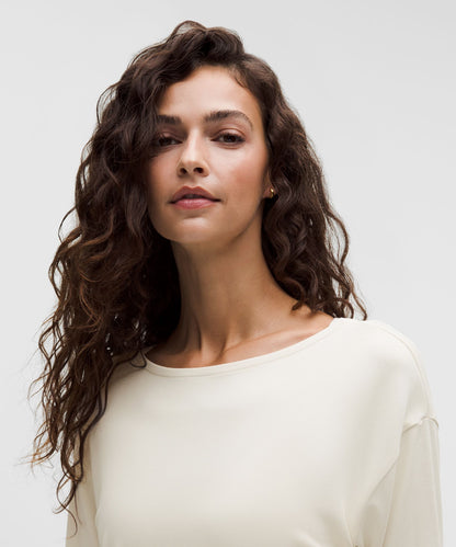 Lululemon Women's Drapey Softstreme Boatneck Long-Sleeve Shirt