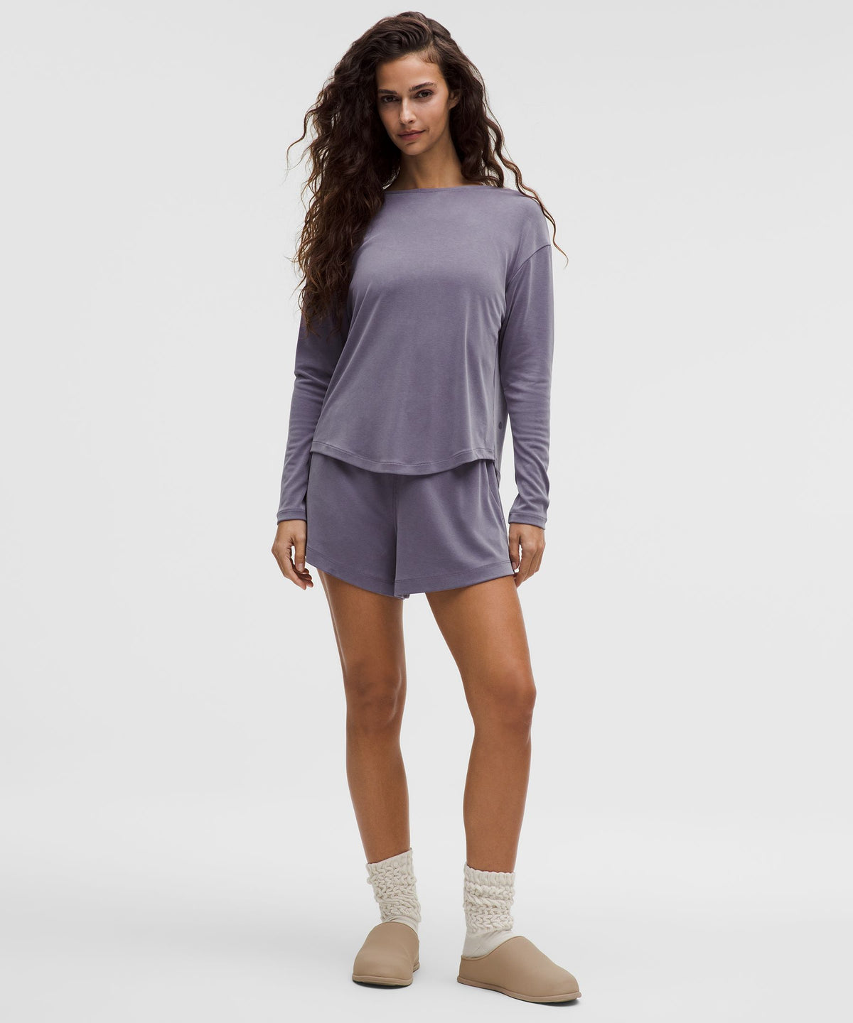 Lululemon Women's Drapey Softstreme Boatneck Long-Sleeve Shirt