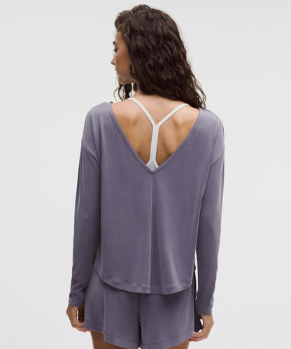 Lululemon Women's Drapey Softstreme Boatneck Long-Sleeve Shirt