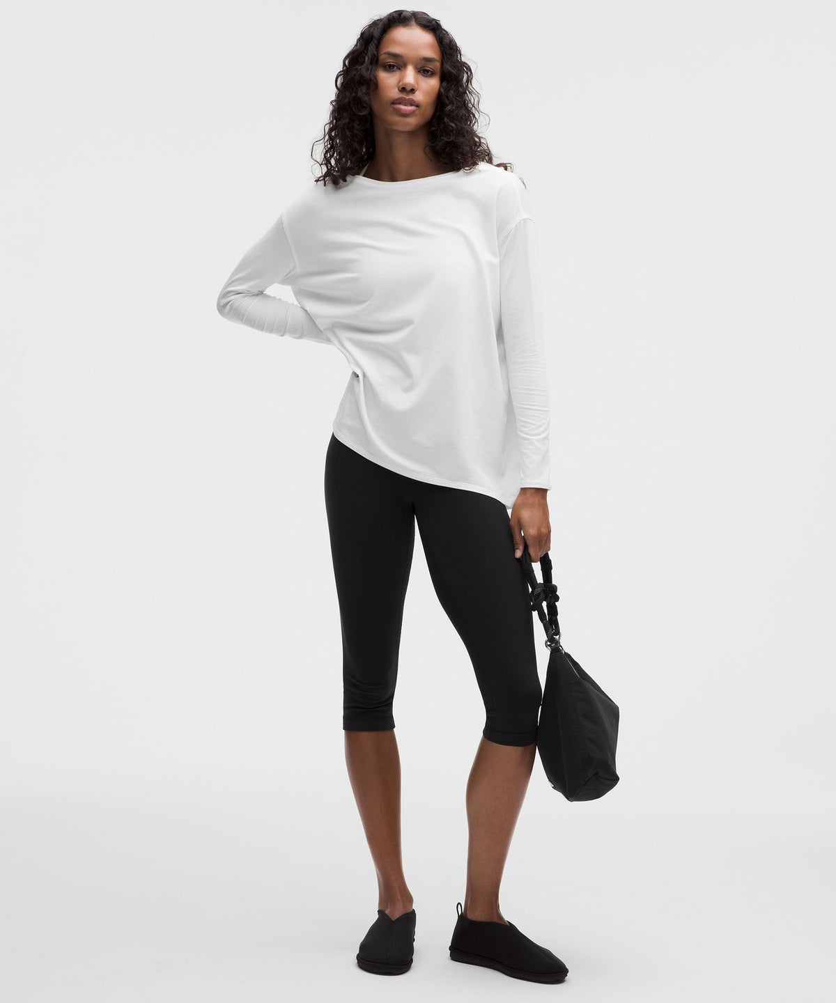 Lululemon Women's Back In Action Organic Cotton Long-Sleeve Shirt
